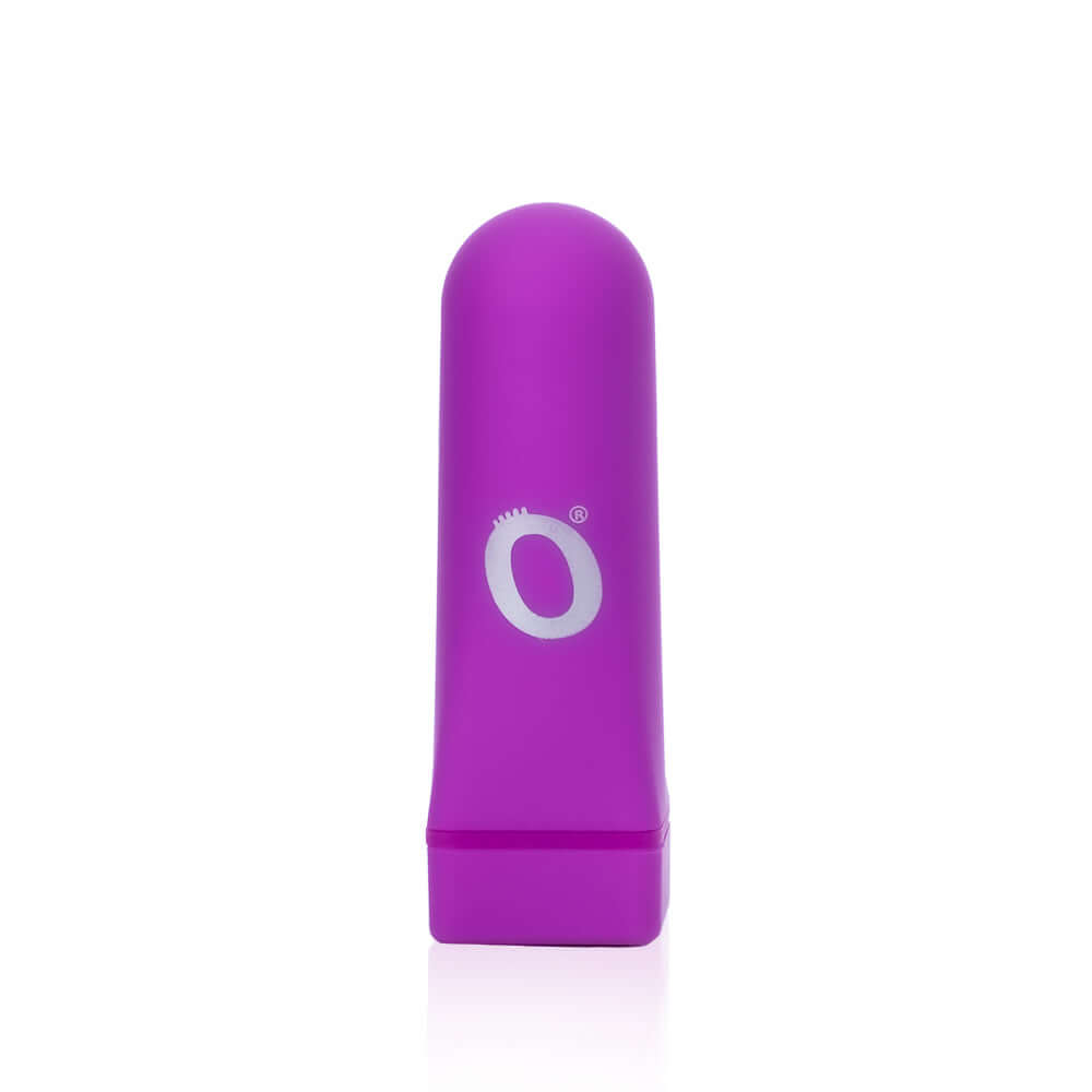 Screaming O Charged Bestie Bullet Purple Vibrator showcasing its sleek purple design and soft-touch finish.