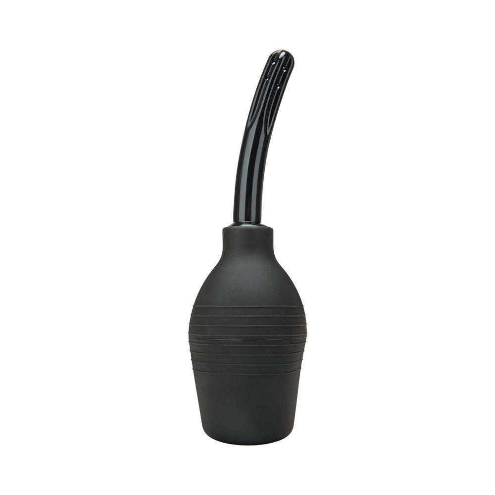 B-Vibe Essentials Enema Douche With Nozzle 310 mL Black for comfortable anal preparation and hygiene.