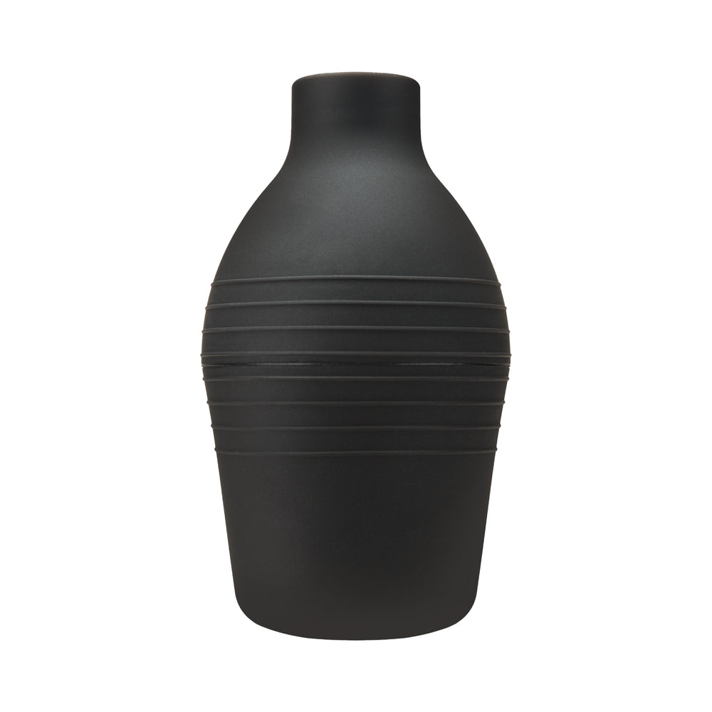 B-Vibe Essentials Enema Douche With Nozzle 310 mL Black for personal hygiene and anal play preparation.