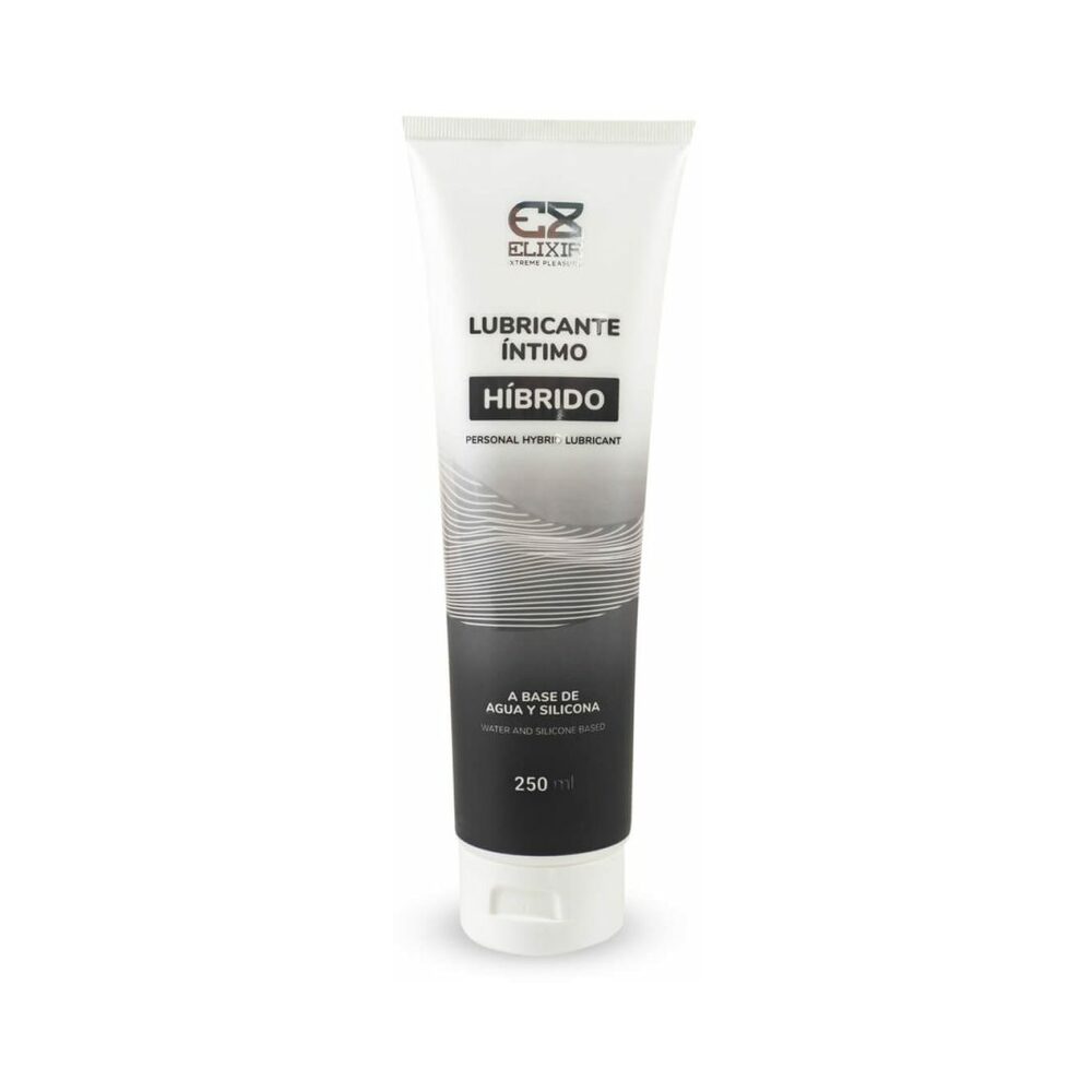 Elixir Hybrid Lubricant 8.5 Oz in a sleek tube, designed for intense, prolonged lubrication and comfort.