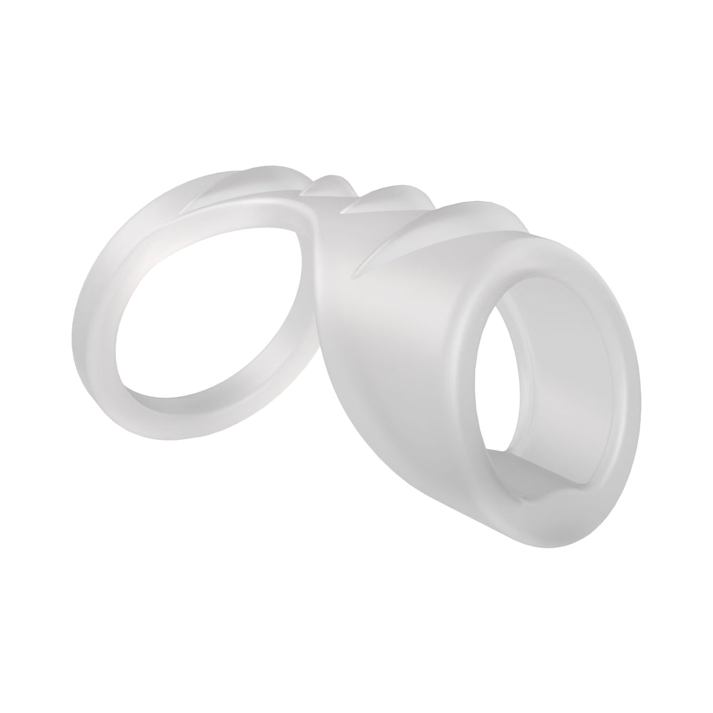 Screamin' Dragon Luck Dragon G-spot Texture Ring Clear, non-vibrating wearable for enhanced pleasure.