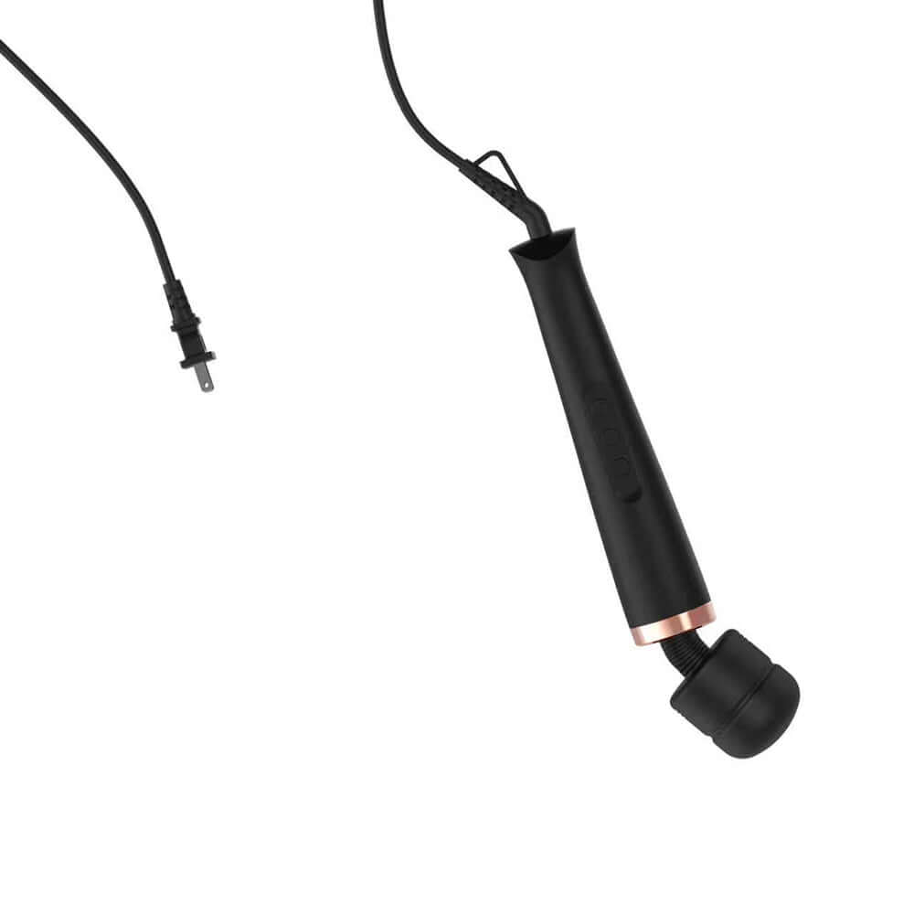 Adam & Eve Magic Massager Ultimate Plug-In Wand features a sleek design with power and intensity controls.