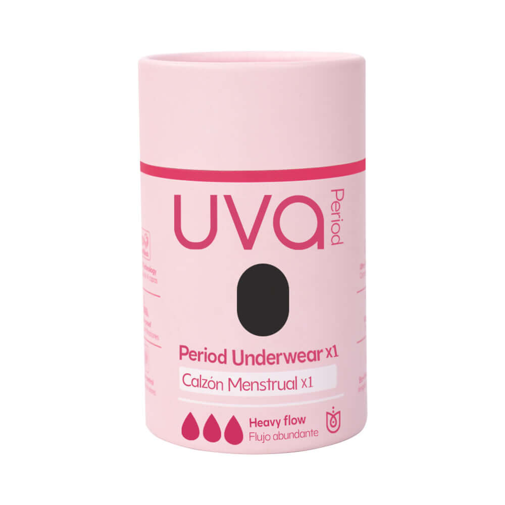 UVA Heavy Flow Period Panties Small packaging showcasing advanced leak protection and comfort.