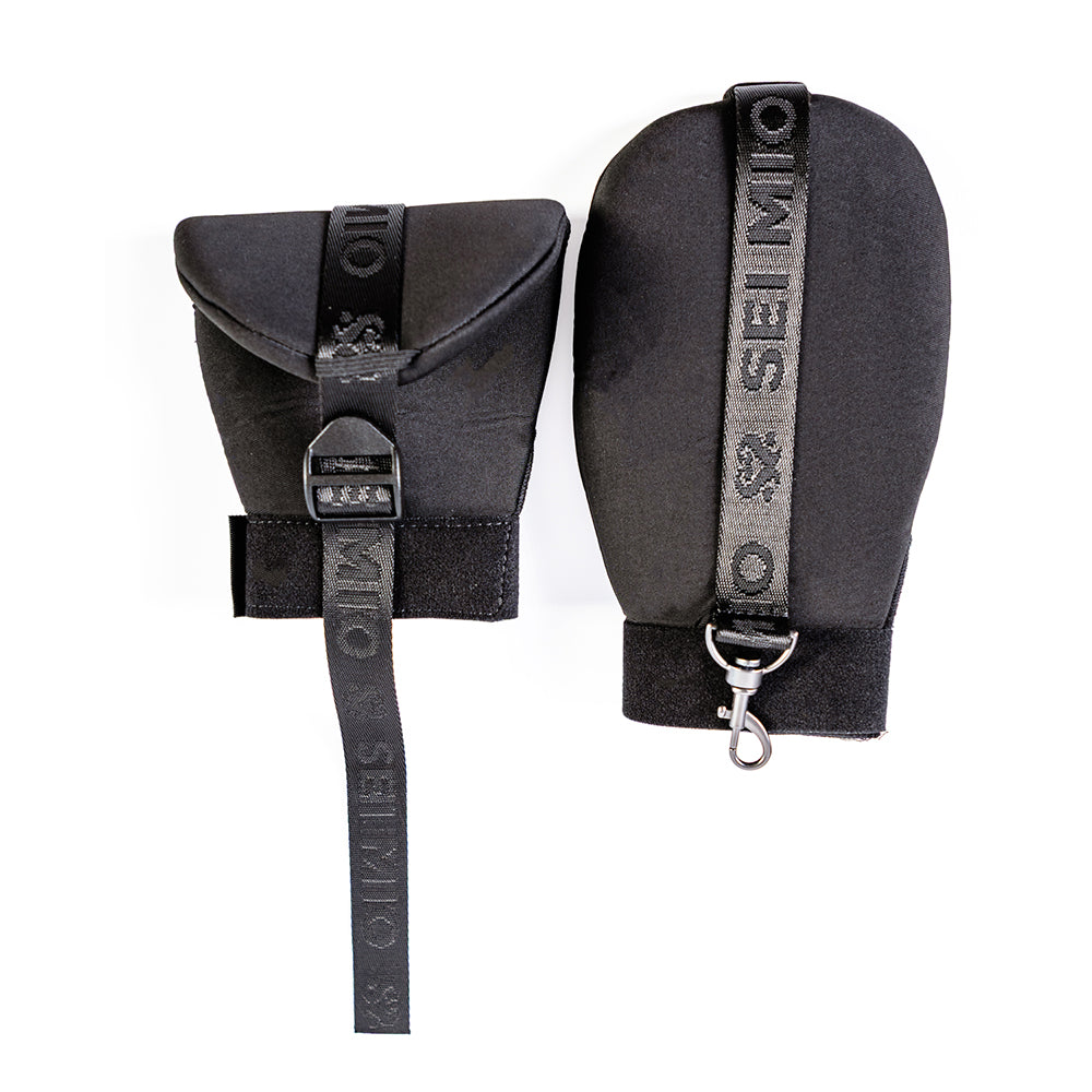 Sei Mio Getting Out Of Hand Bondage Mittens designed for playful restraint and power exchange in intimate settings.