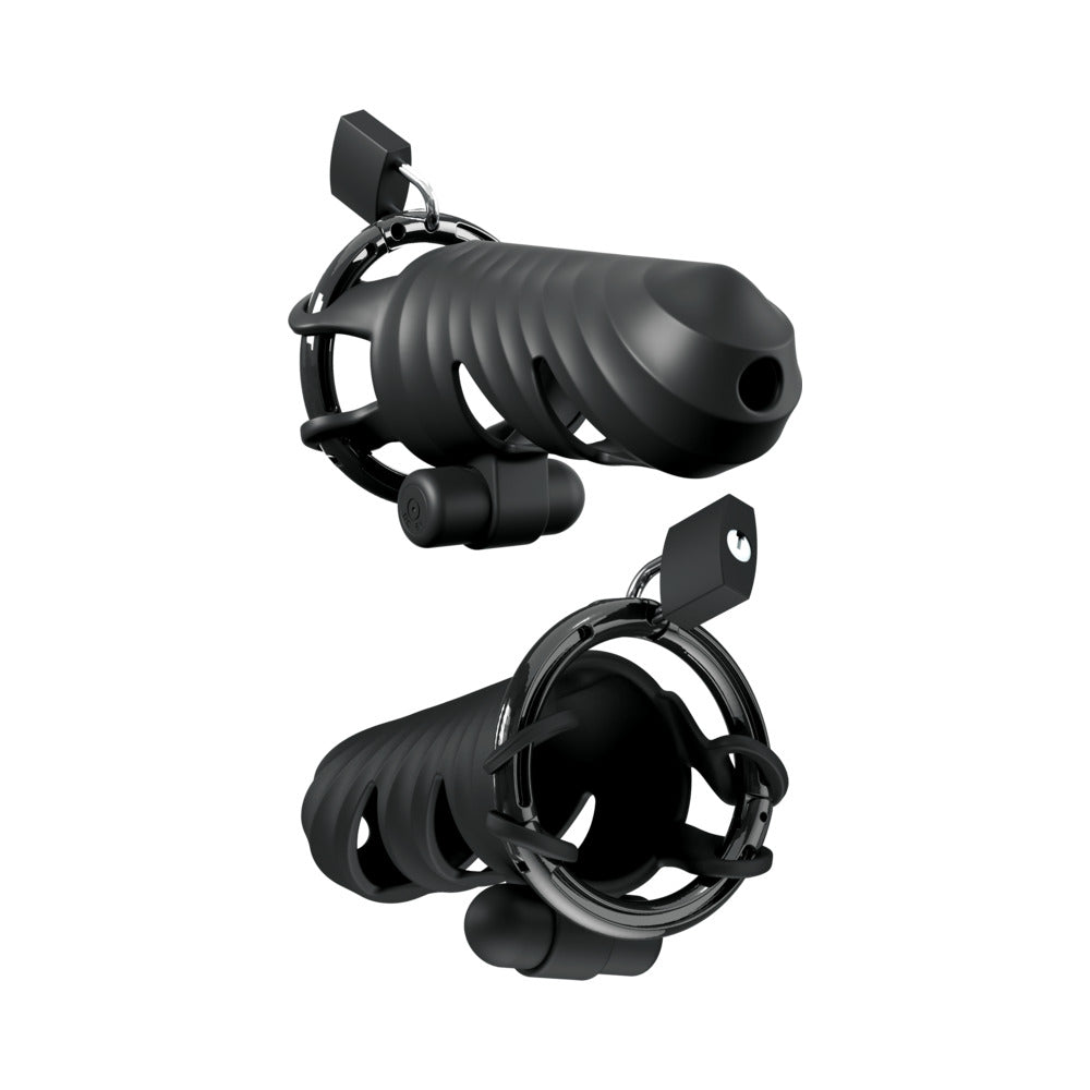 Fantasy C-ringz ControlCore Remote Vibrating Cock Blocker for secure chastity and remote-controlled vibration.