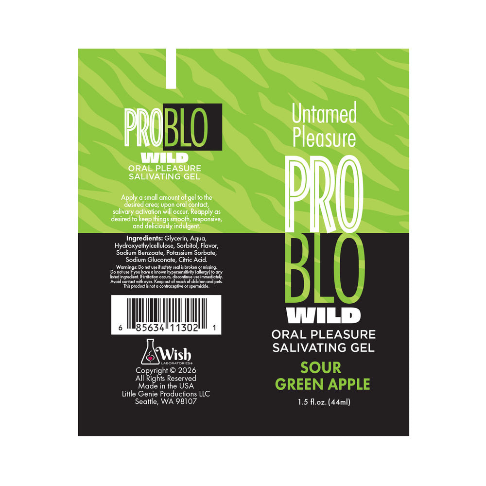 Problo Wild Oral Pleasure Salivating Gel Sour Green Apple - Image 2