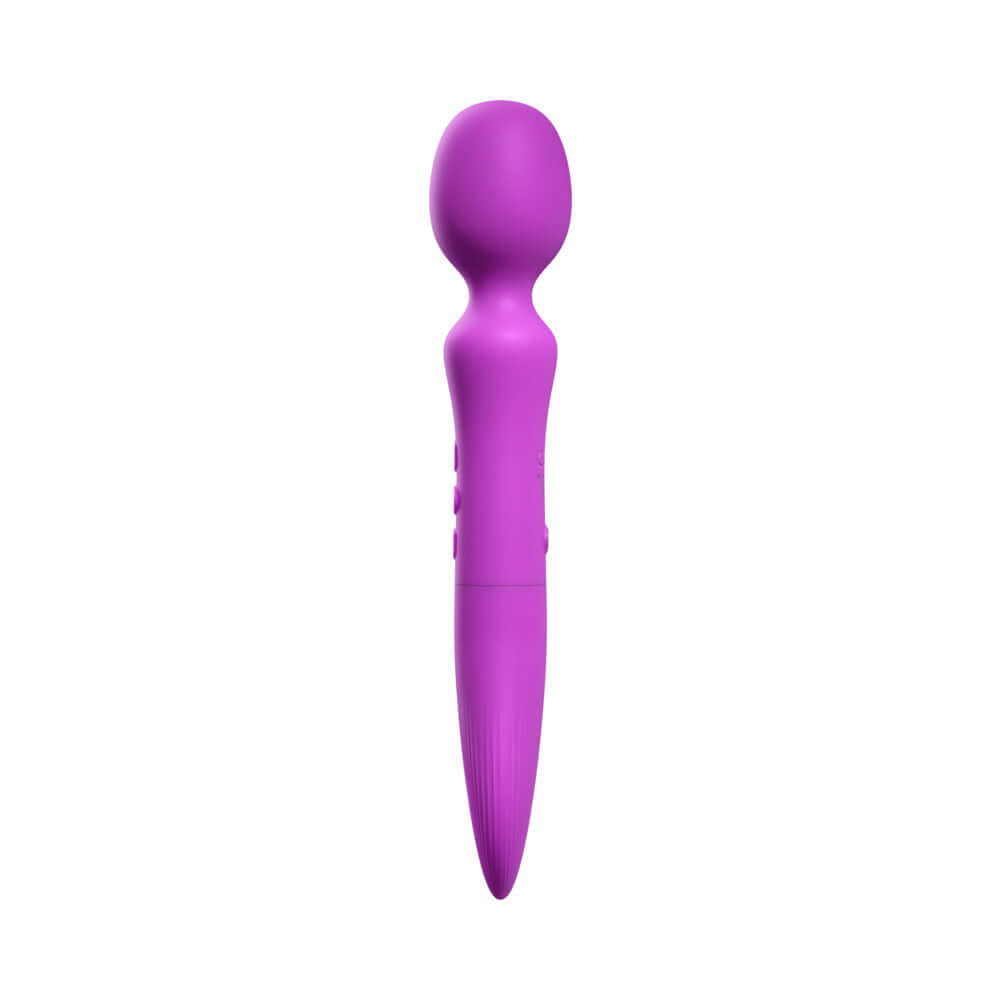 Femmefunn Solia Wand Vibrator Purple designed for luxurious, full-body pleasure and versatility.