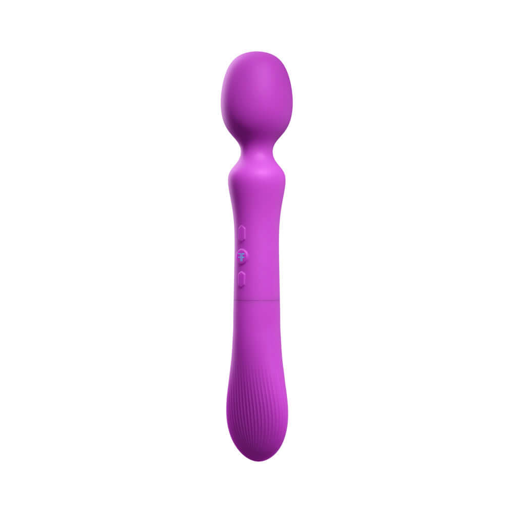 Femmefunn Solia Wand Vibrator Purple showcasing its elegant design and versatile features.