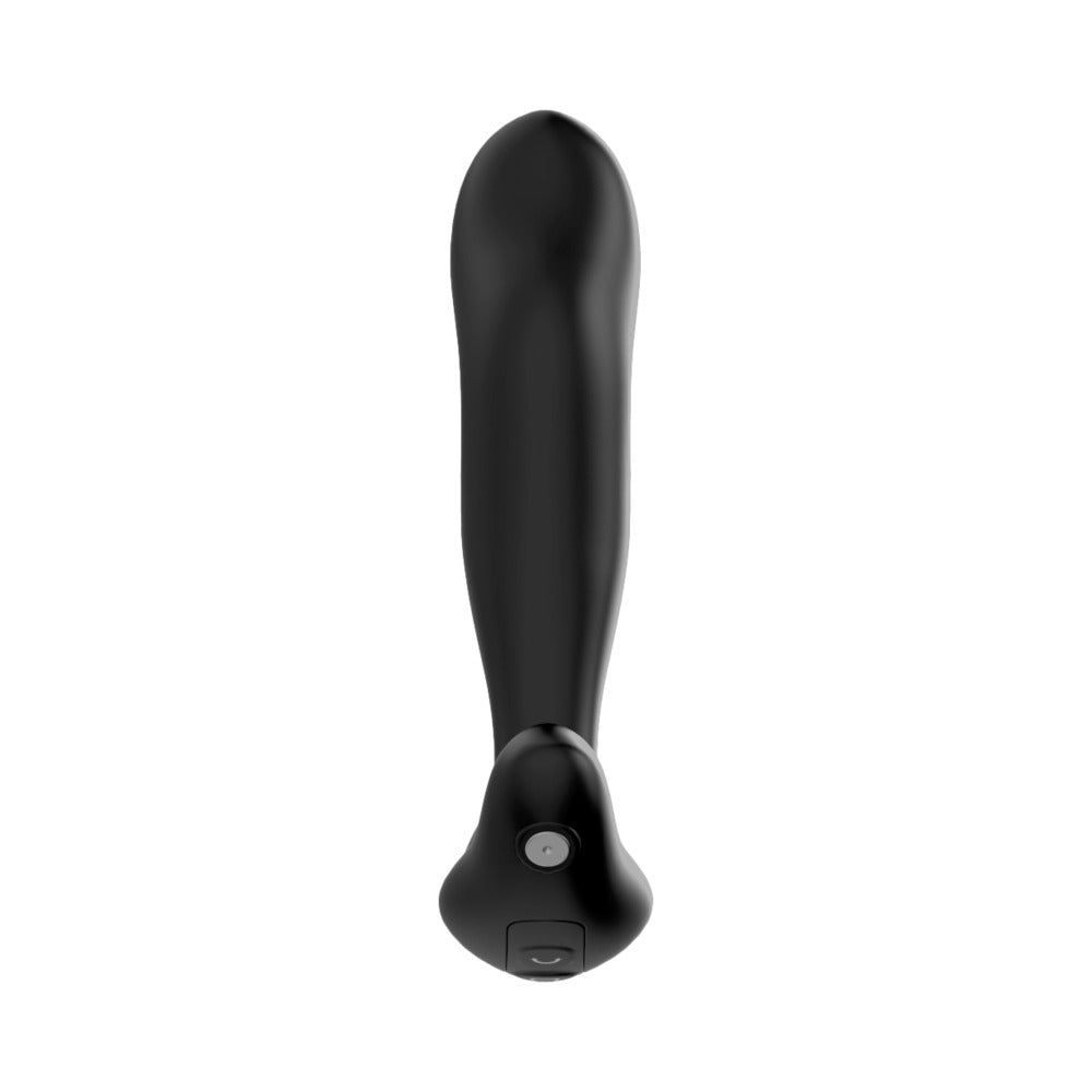 Forto Flex Pro Anal Toy in Black with sleek design and user-friendly controls for enhanced backdoor play.