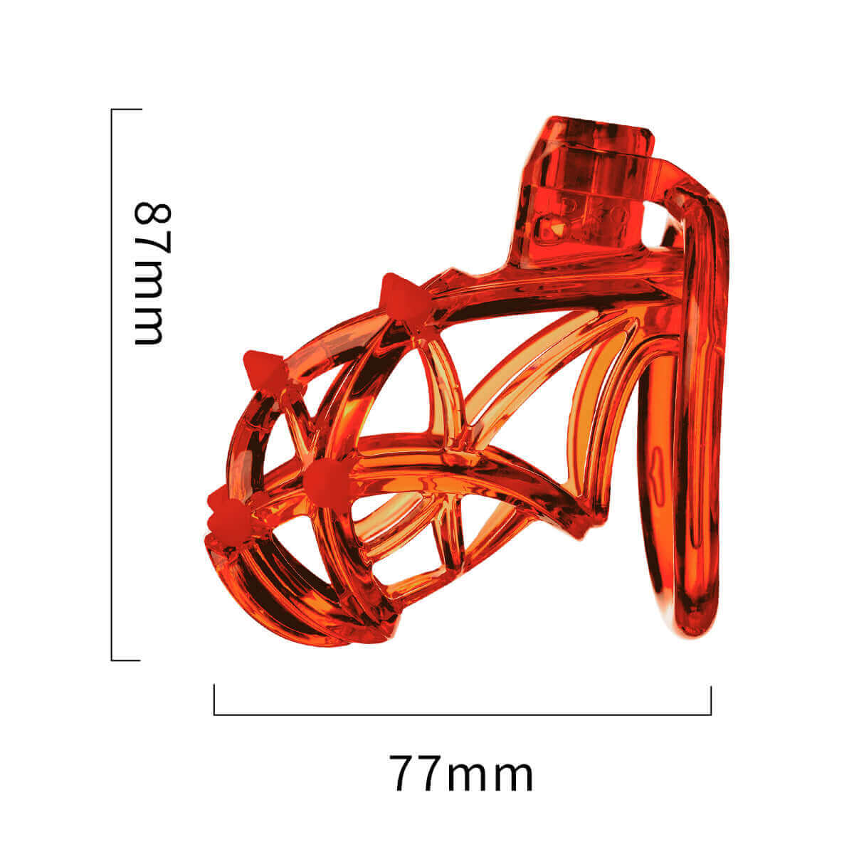 UPKO UPKO Caged Beast Male Chastity Device Kit Orange at $68.99
