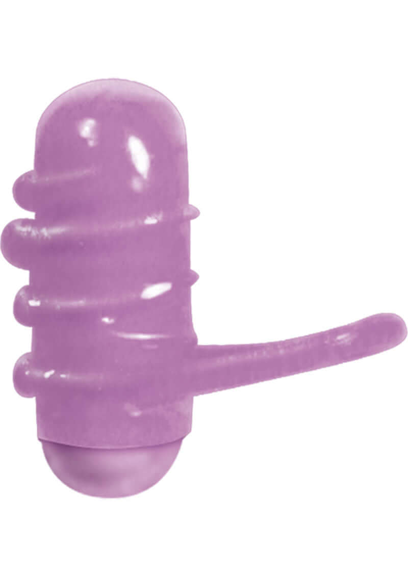 Tongue Dinger Vibrating Tongue Ring Purple designed for exciting oral play with powerful vibrations.