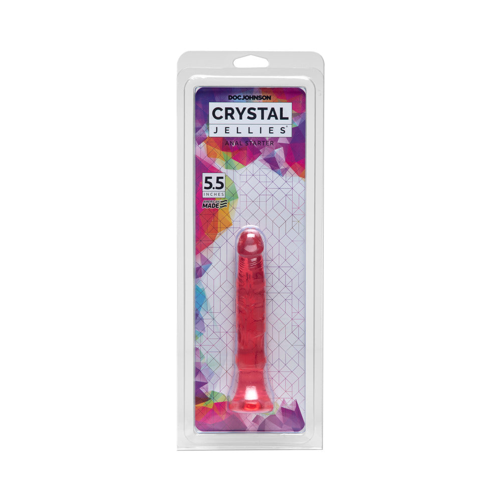 Crystal Jellies - Anal Starter Pink 6 inches