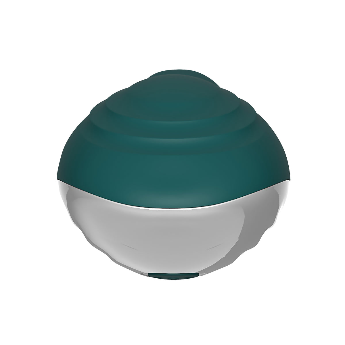 Evolved Palm Pleasure Teal Rechargeable Vibrator showcasing its smooth, oval design for enhanced satisfaction.