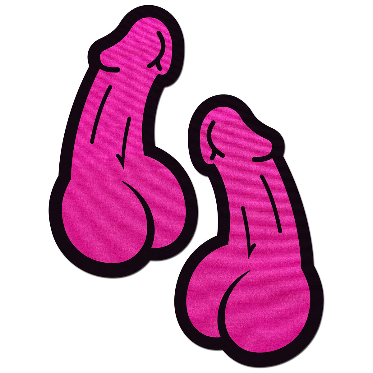 Pastease Penis Pasties Pink, playful pink pasties shaped like penis, perfect for fun parties or photo shoots.