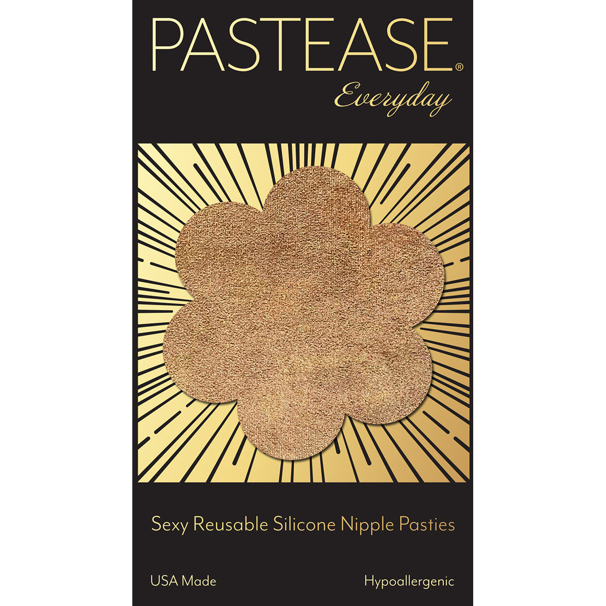 Pastease Everyday Reusable Flower Pasties Suede Honey