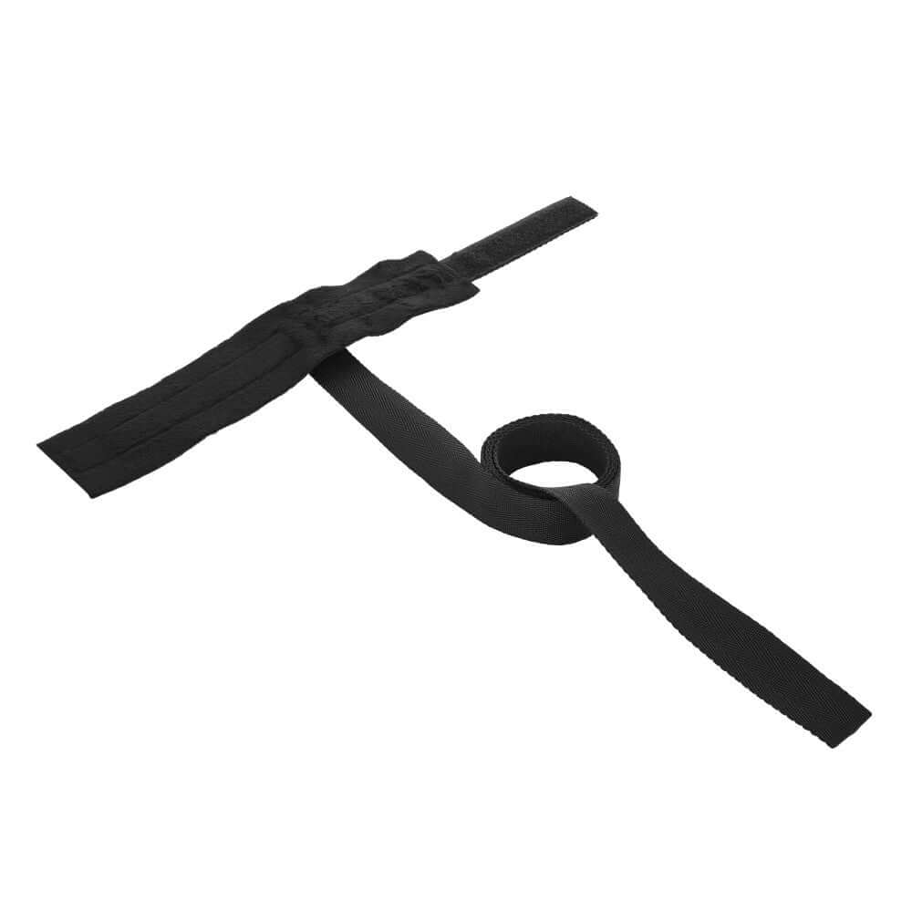 Sportsheets Beginners Bondage Fantasy Kit Black straps designed for light bondage play, perfect for couples exploring restraint.