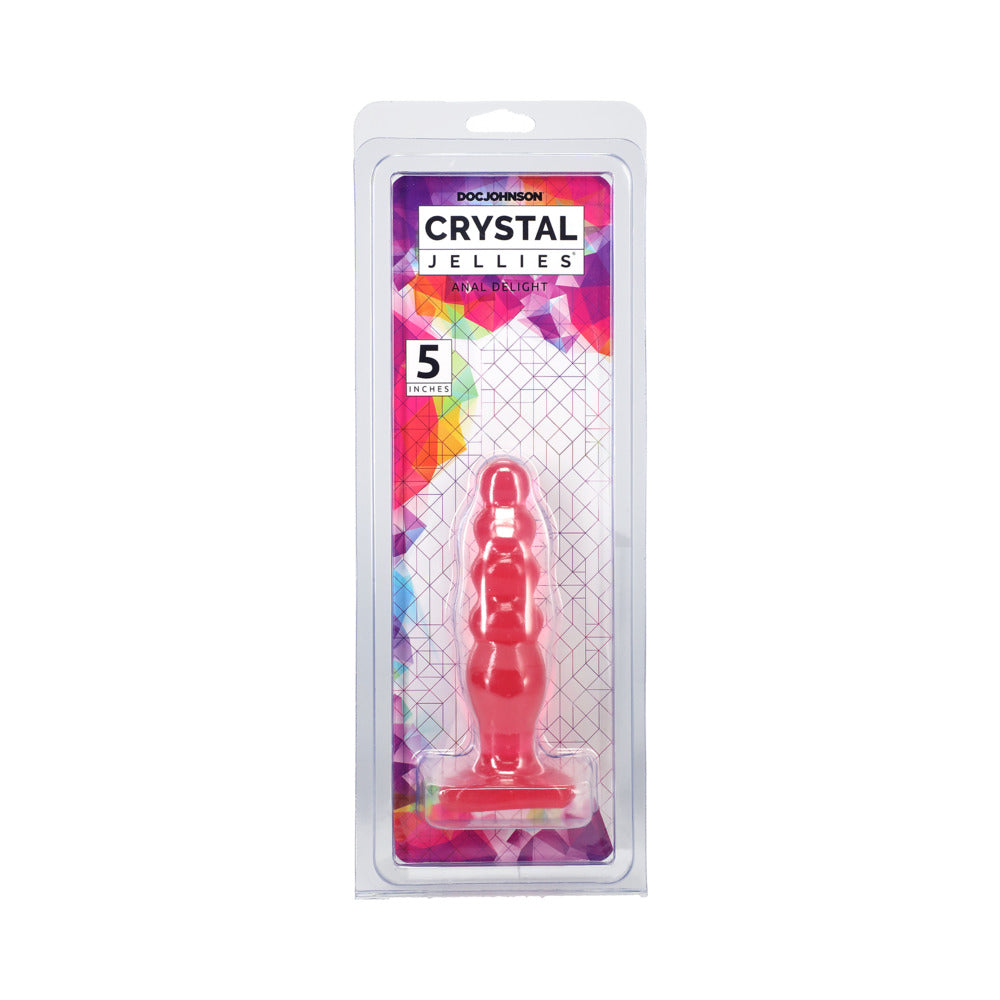 Crystal Jellies - Anal Delight Pink 5 inches