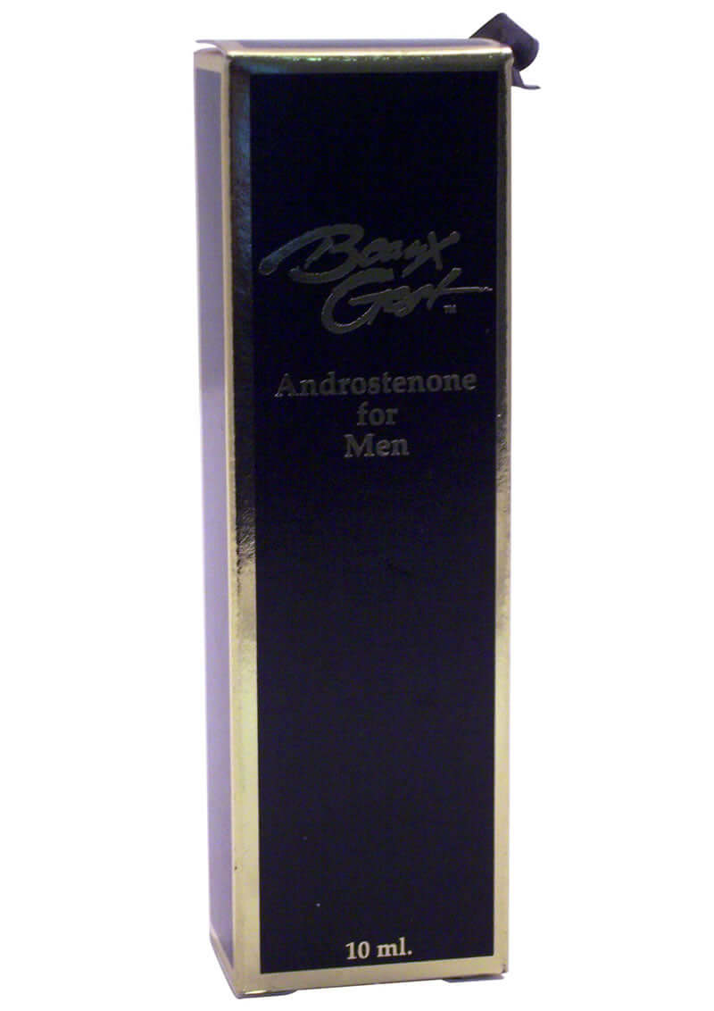 Beaux Gest Cologne For Him Original 10 mL packaging featuring Androstenone for Men in a sleek design.
