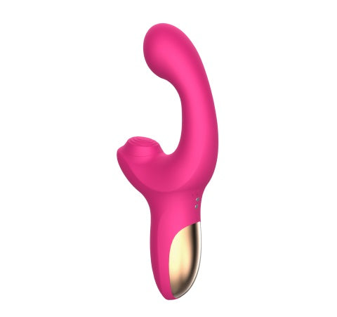 Sweet Dreams Tango Tapping Clitoral Vibrator Red in vibrant pink, designed for versatile pleasure experiences.