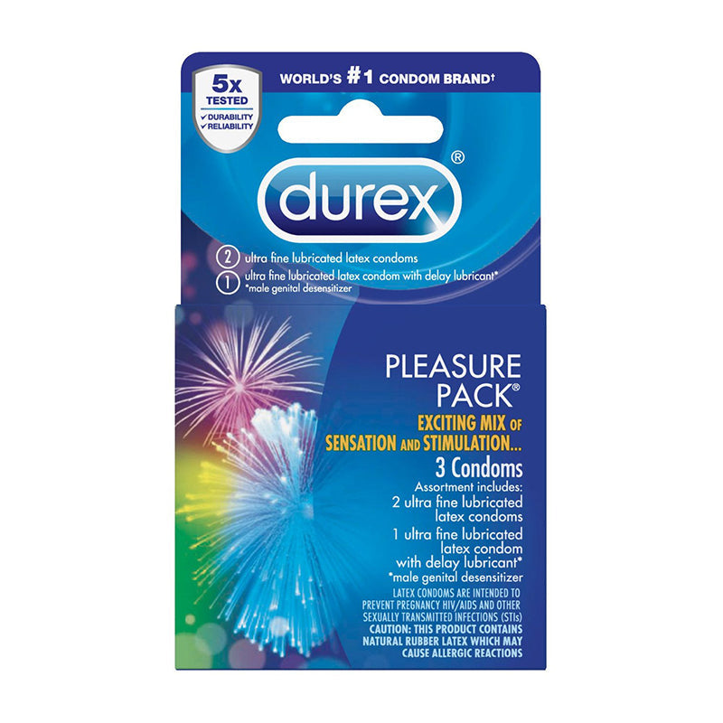 Durex Pleasure Pack Condoms (3 Pack)