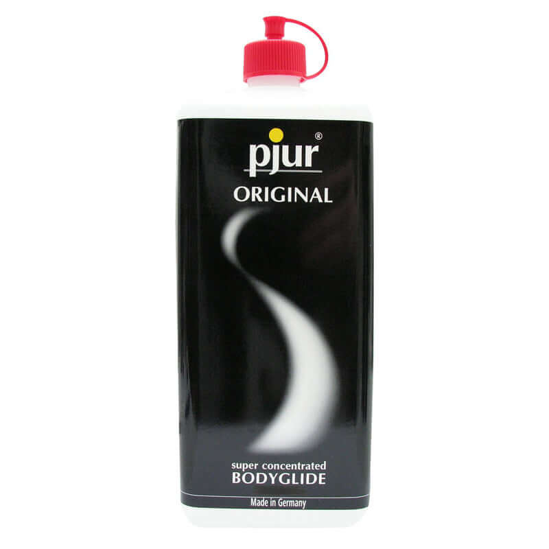 Pjur Original Concentrated Silicone Personal Lubricant 1000 ml bottle for smooth and lasting pleasure.