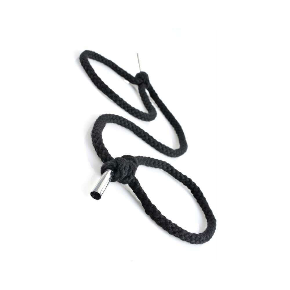 Fetish Fantasy Series 2-Piece Silk Rope Bondage Set Black