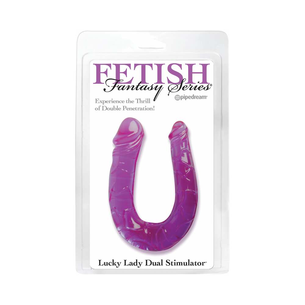 Fetish Fantasy Series Lucky Lady Dual Stimulator 12 inches Double Dildo Purple
