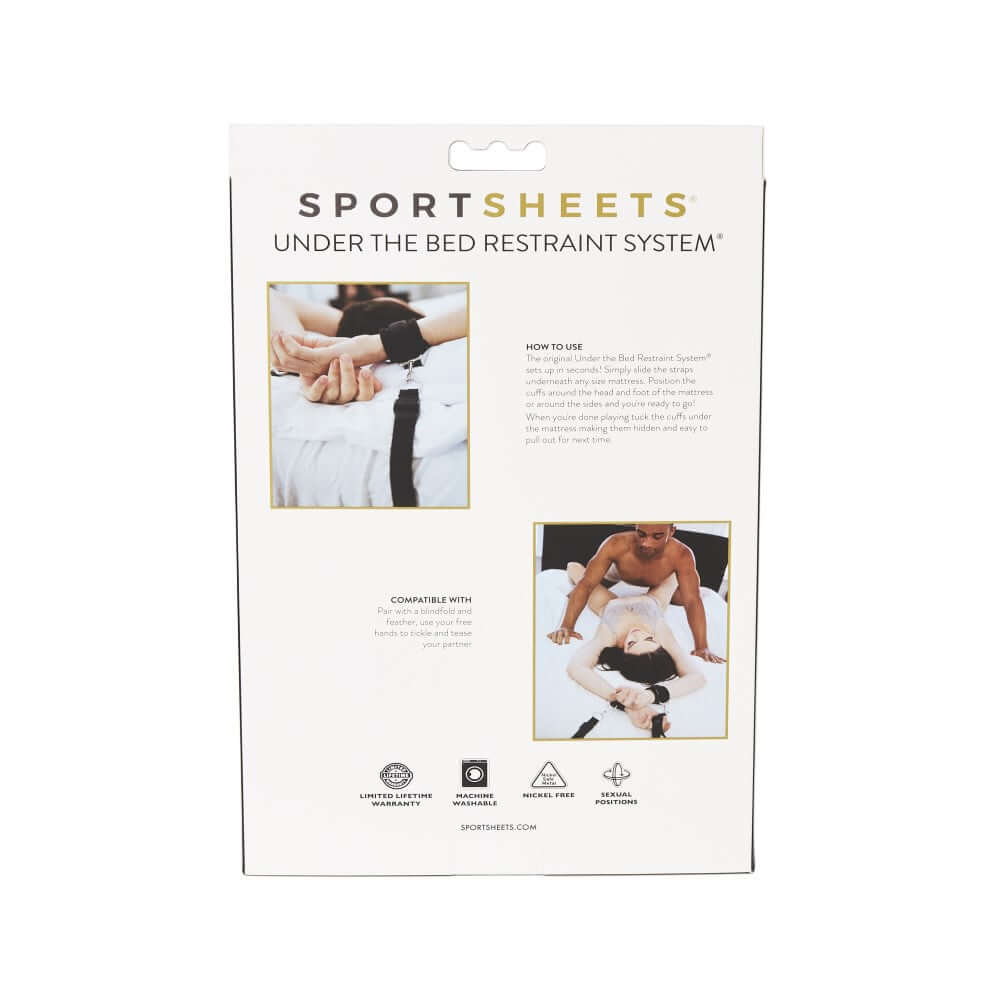Sportsheets Under The Bed Restraint System Black