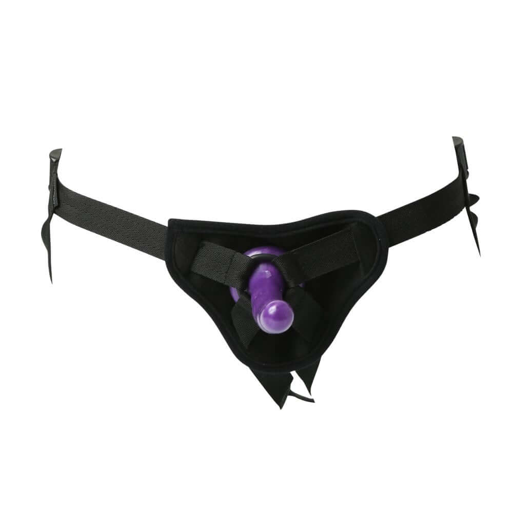 Sportsheets New Comer's Strap-On Kit with Adjustable Harness & 5.5 inches Silicone Dildo