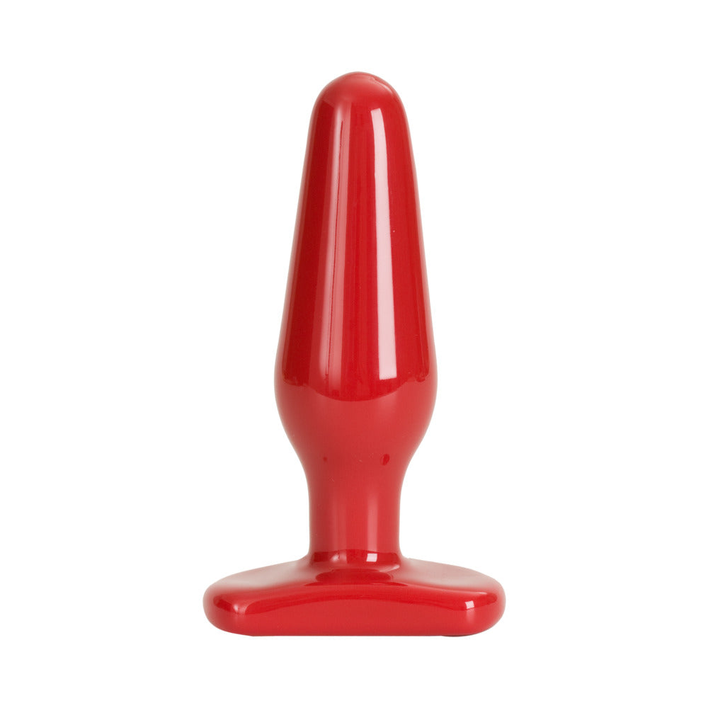 Red Boy Butt Plug - Medium Red