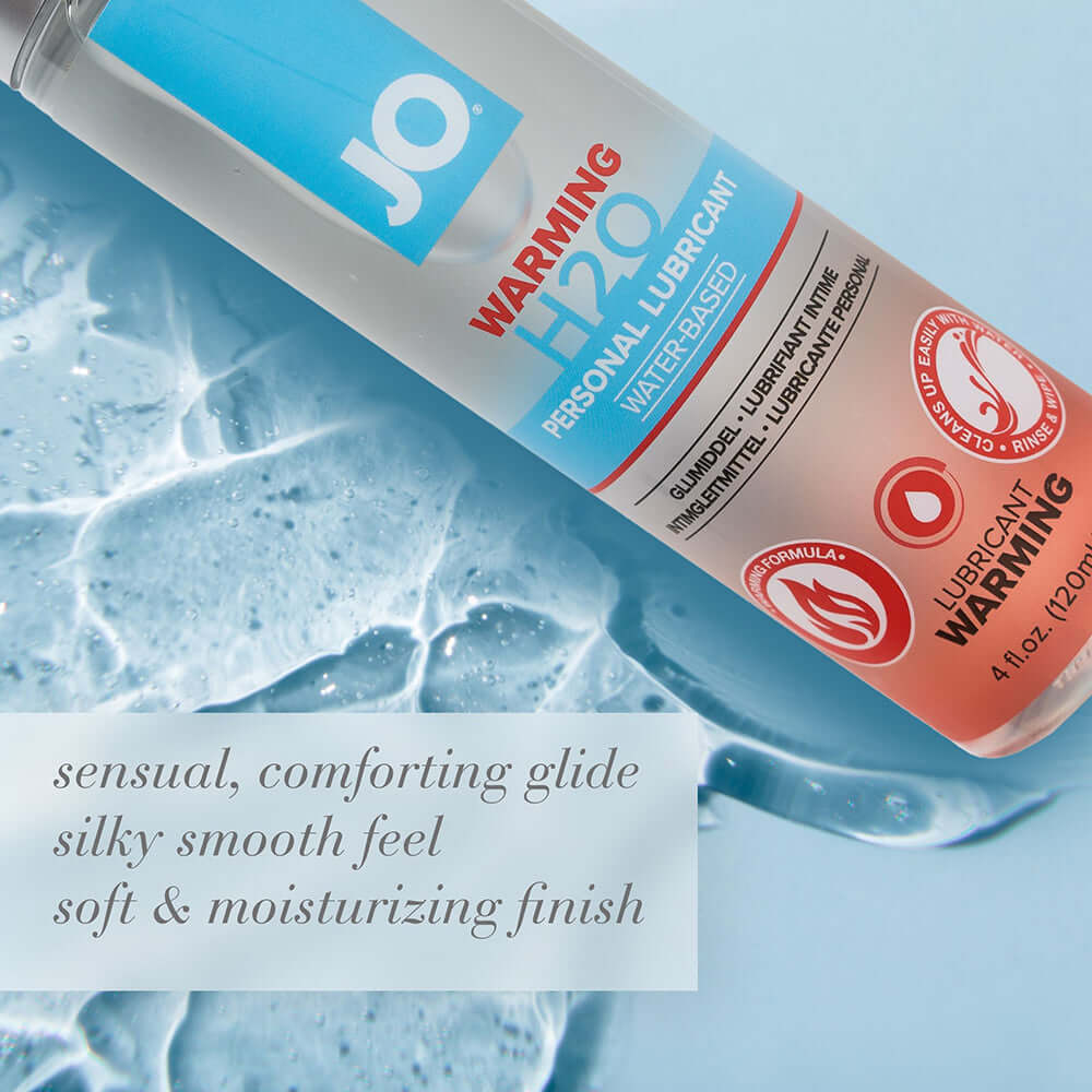 JO H2O Warming Water-Based Lubricant 8 oz