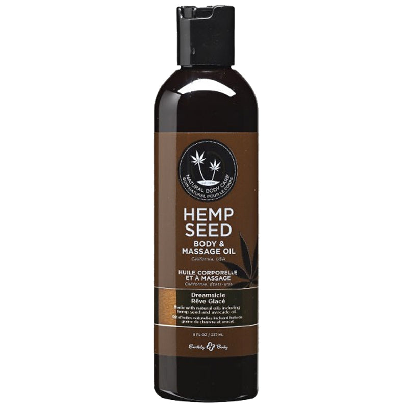 Earthly Body Massage And Body Oil Dreamsicle 8 oz