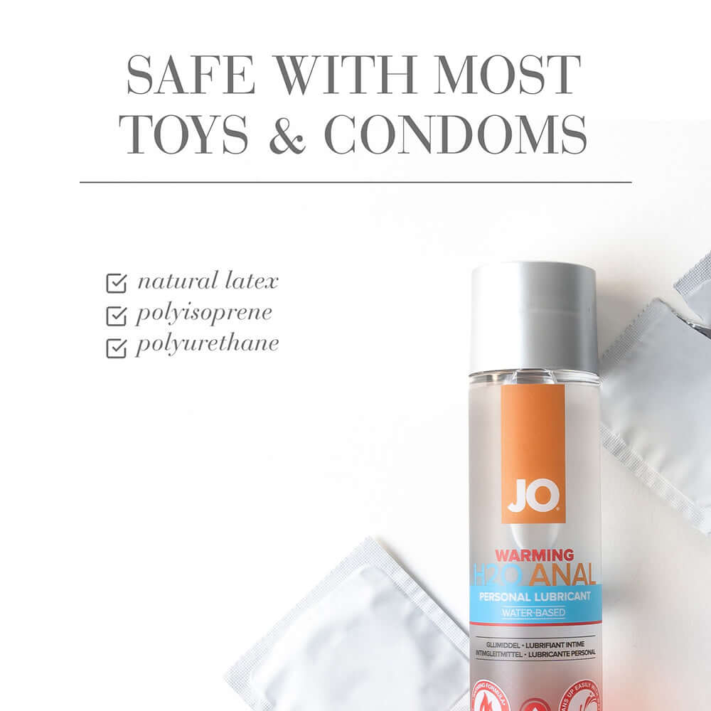 JO H2O Anal Warming Water-Based Lubricant 2 oz.