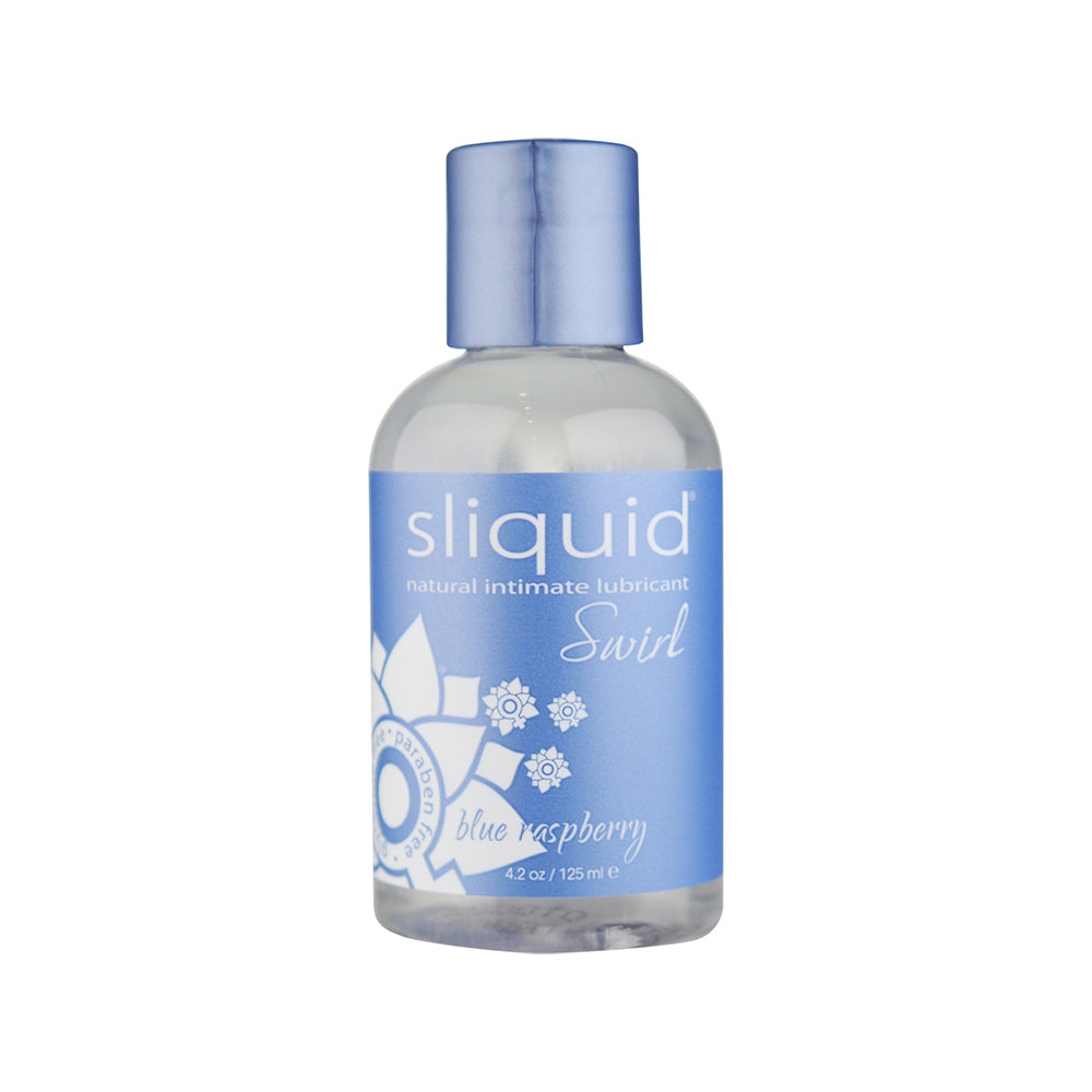 Sliquid Swirl Blue Raspberry Flavored Lubricant 4.2 oz