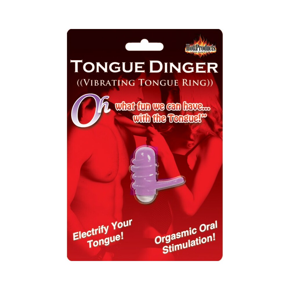 Tongue Dinger (Purple) Vibrating Tongue Ring