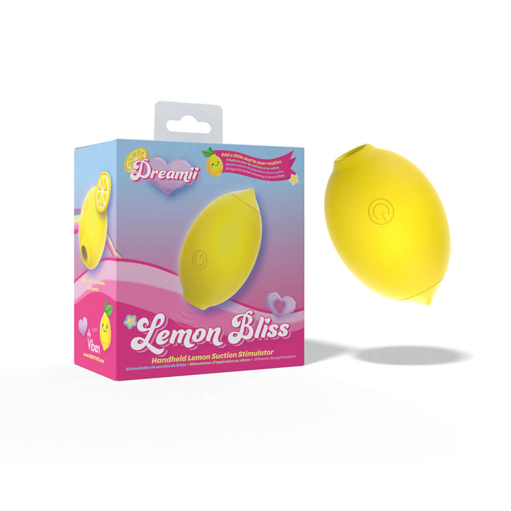 Dreamii Lemon Bliss Suction Stimulator with vibrant packaging showcasing lemon-inspired design.