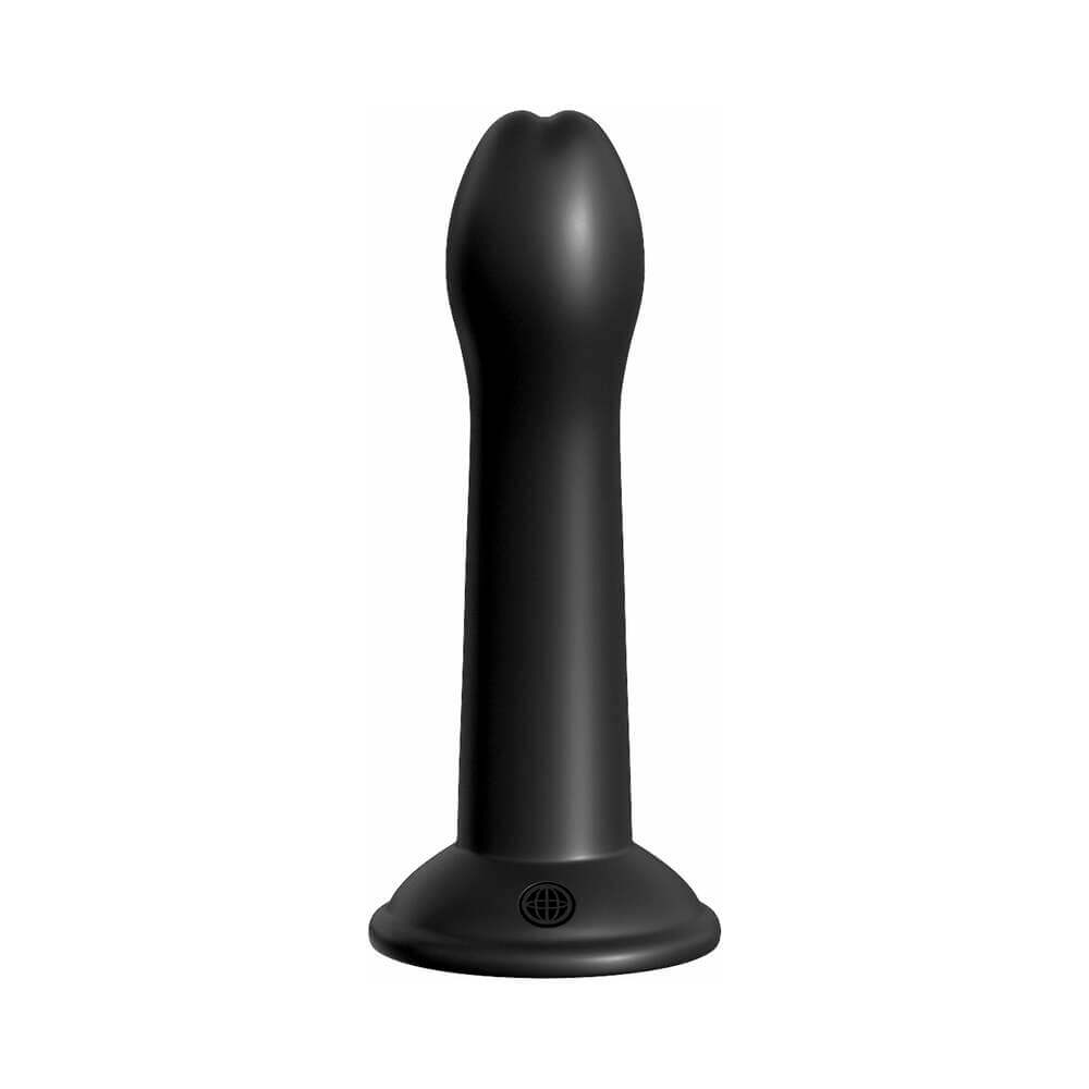 Fetish Fantasy Series 6-Piece Garter Belt Strap-On Black With 6 inches Dildo Black