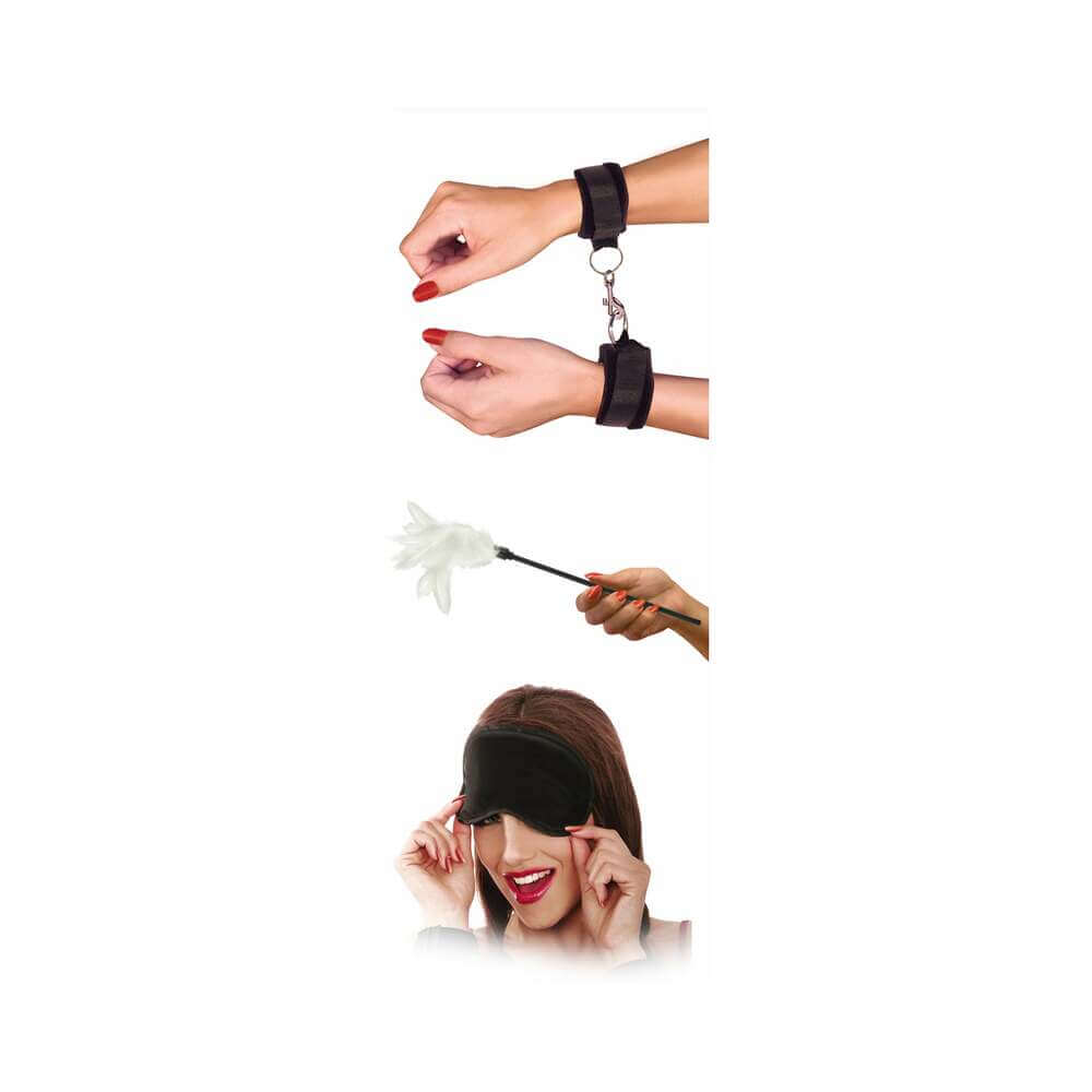Fetish Fantasy Series 3-Piece Sensual Seduction Kit Black