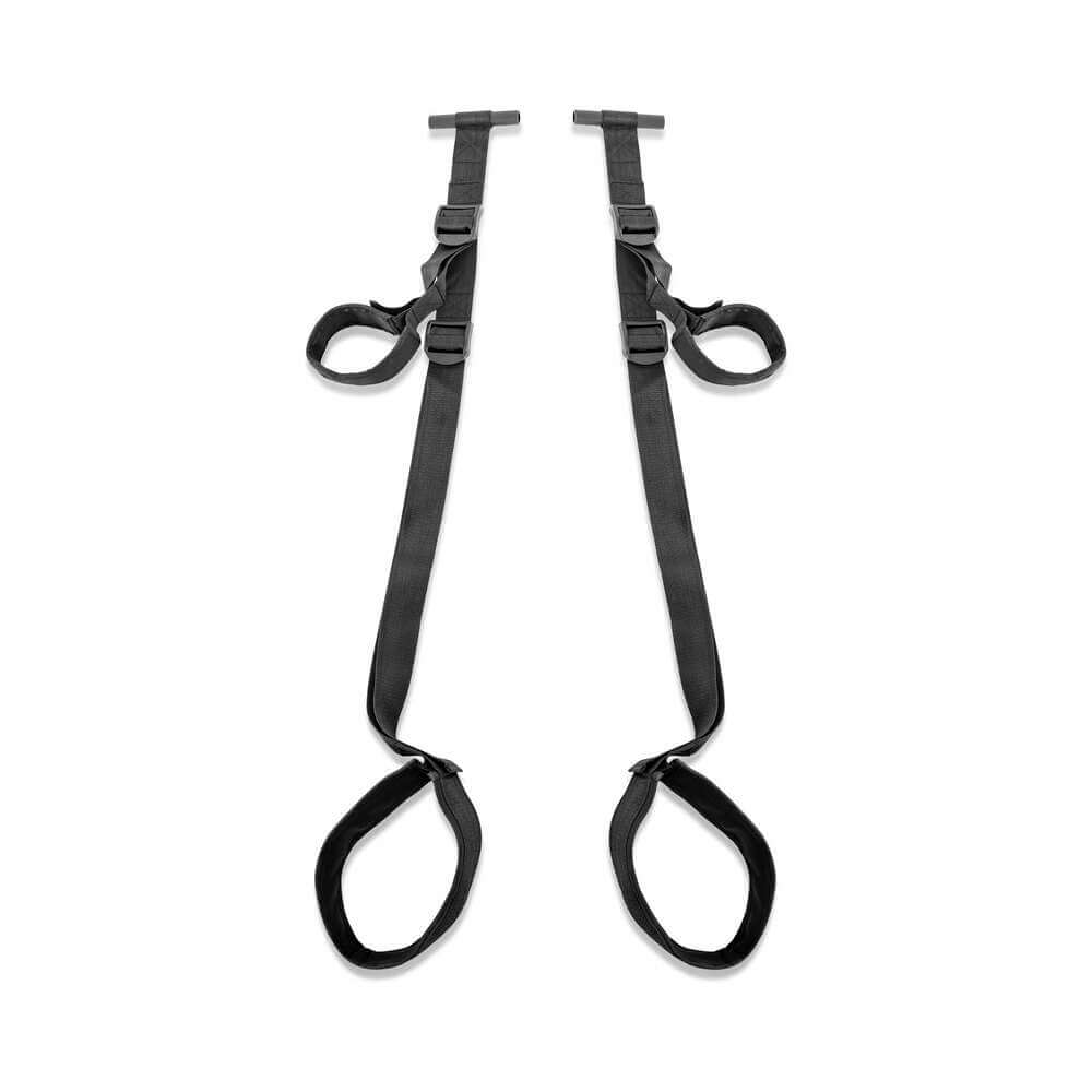 Fetish Fantasy Series Adjustable Fantasy Door Swing Black