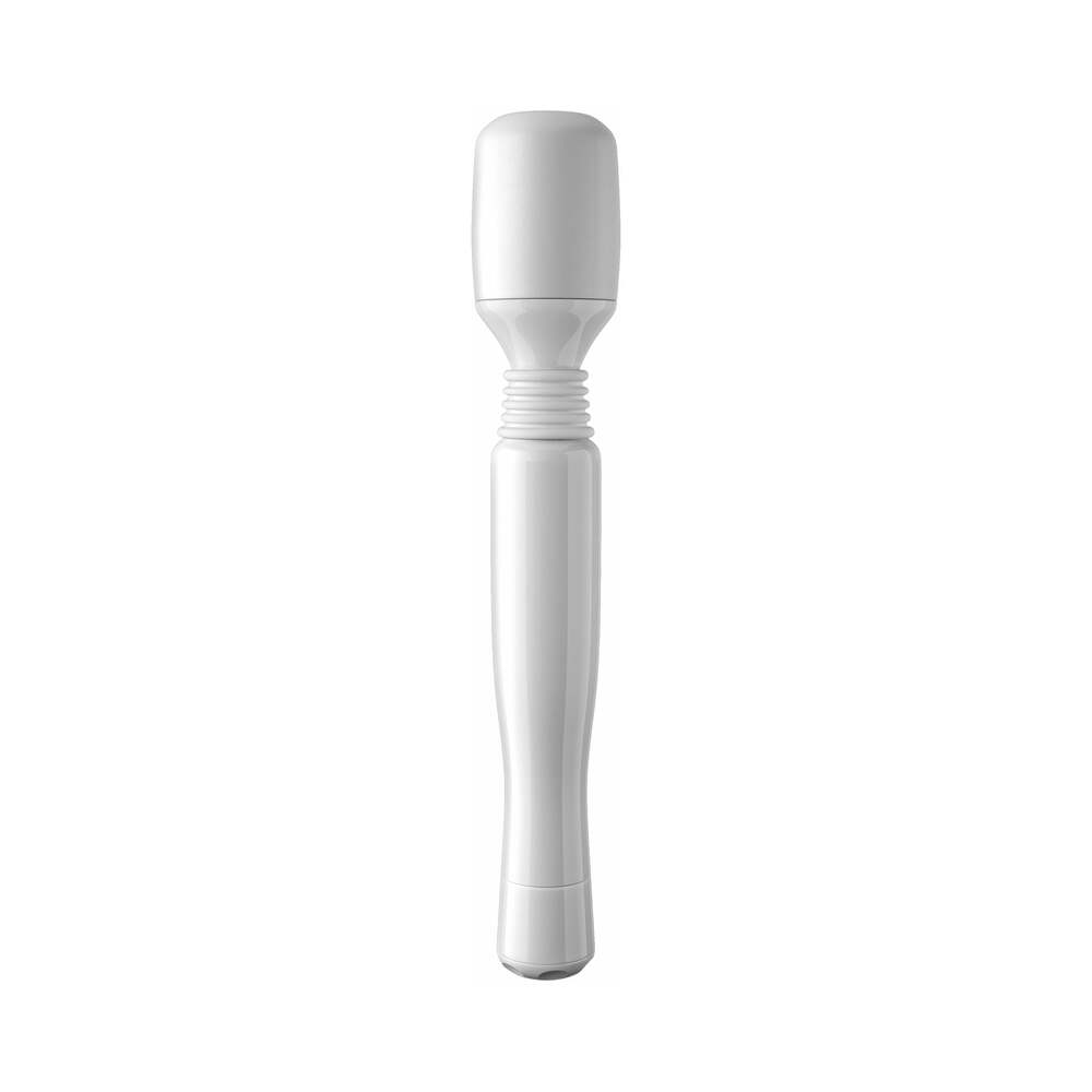 Mini Wanachi Waterproof Massager Flexible Silicone Wand Vibrator White