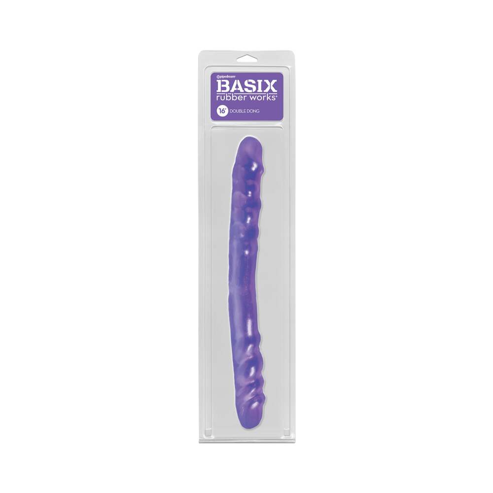 Basix Rubber Works 16 inches Double Dong Purple