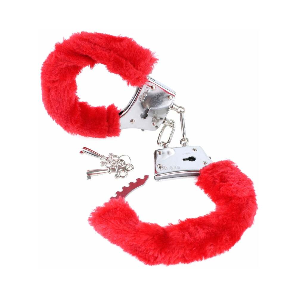 Fetish Fantasy Series Beginner's Furry Cuffs Red
