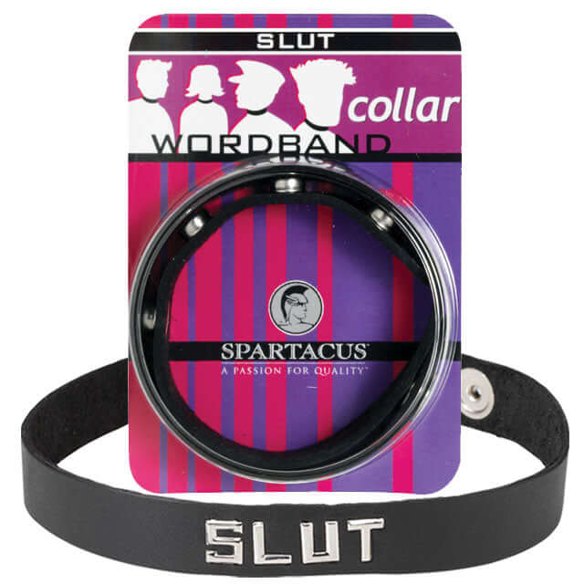 Spartacus Small Leather Collar (Slut)