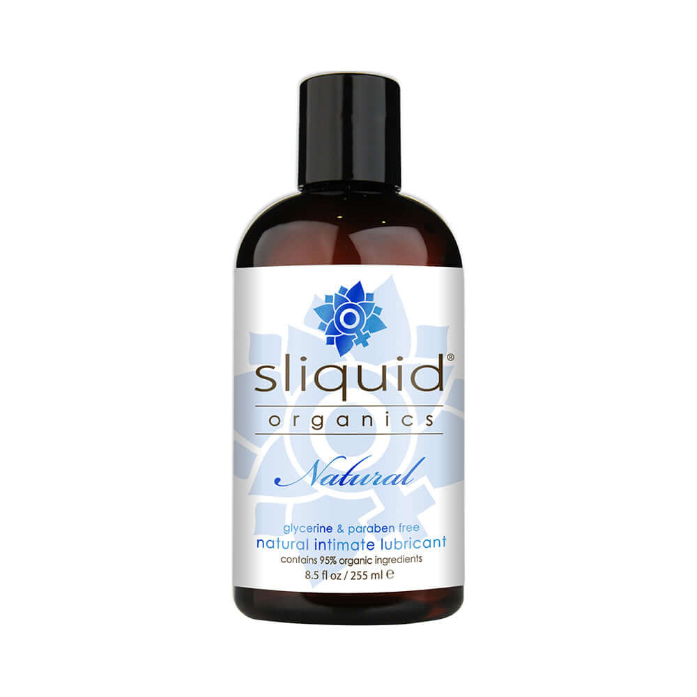 Sliquid Organics Natural Lubricant 8.5 Oz, plant-based personal lubricant with natural ingredients.