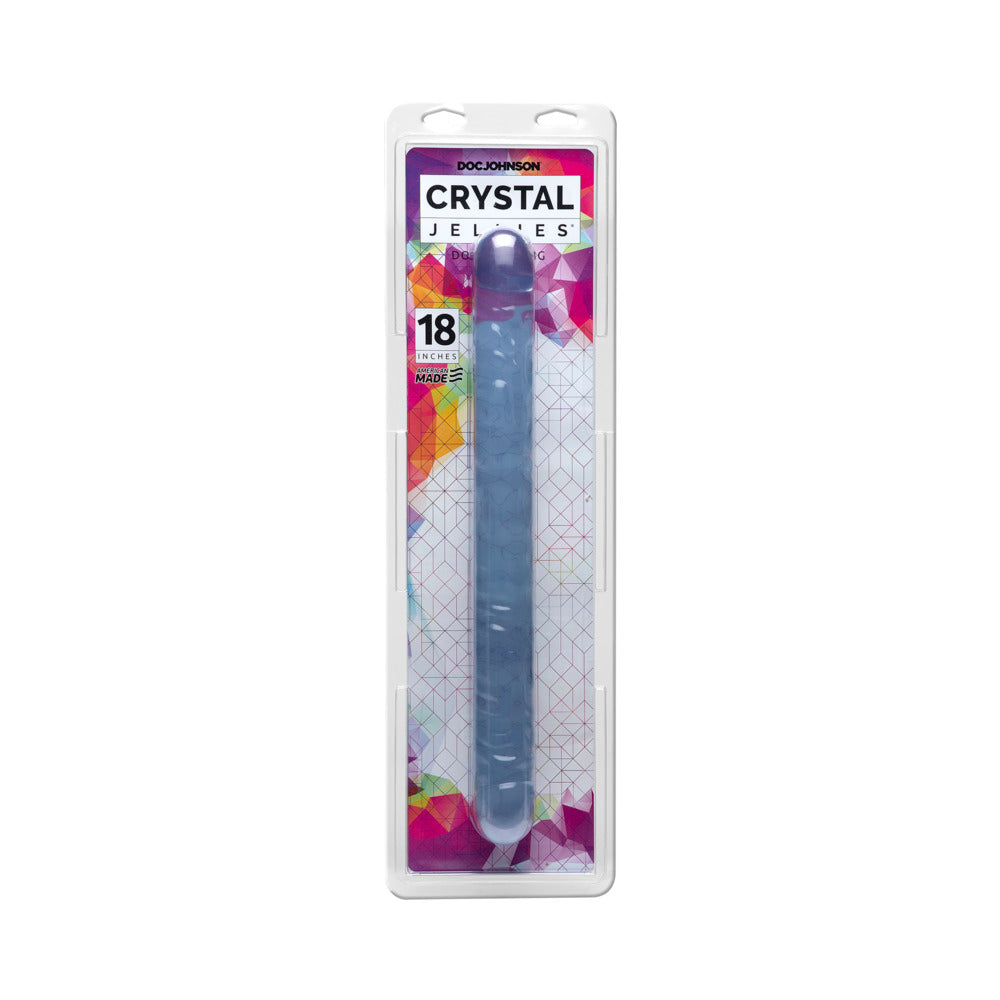 Crystal Jellies - Double Dong Clear 18 inches