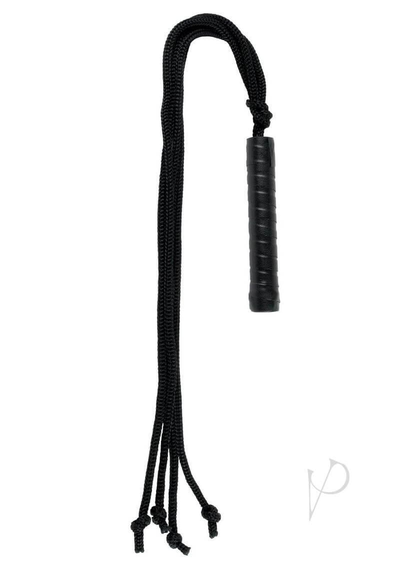 Fetish Fantasy Series First Time Fantasy Kit Black includes an elegant black whip for playful bondage exploration.