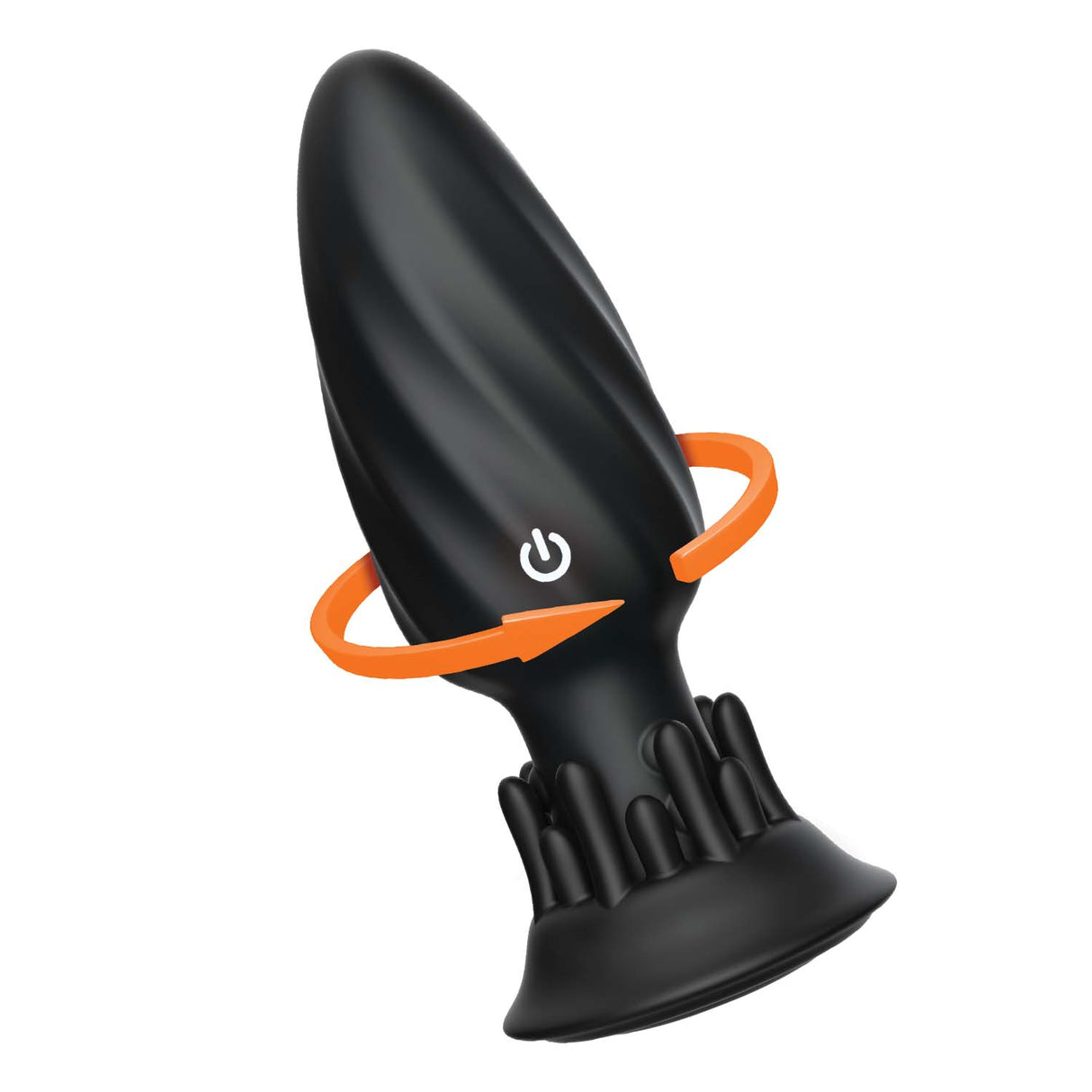 Nasstoys Buttsup Rotating Spiral Plug with tapered tip and spiral texture for enhanced stimulation.