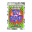 BJ Blast Oral Sex Candy Green Apple packaging featuring vibrant design and green apple flavor.