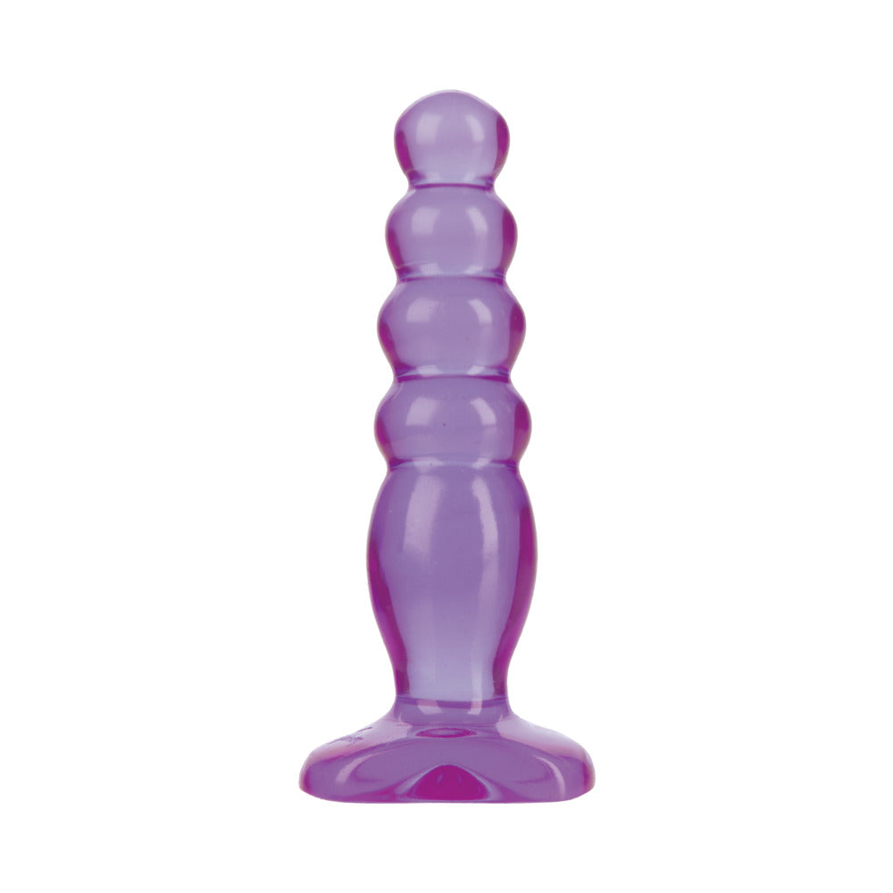 Crystal Jellies - Anal Delight Butt Plug Purple 5 inches