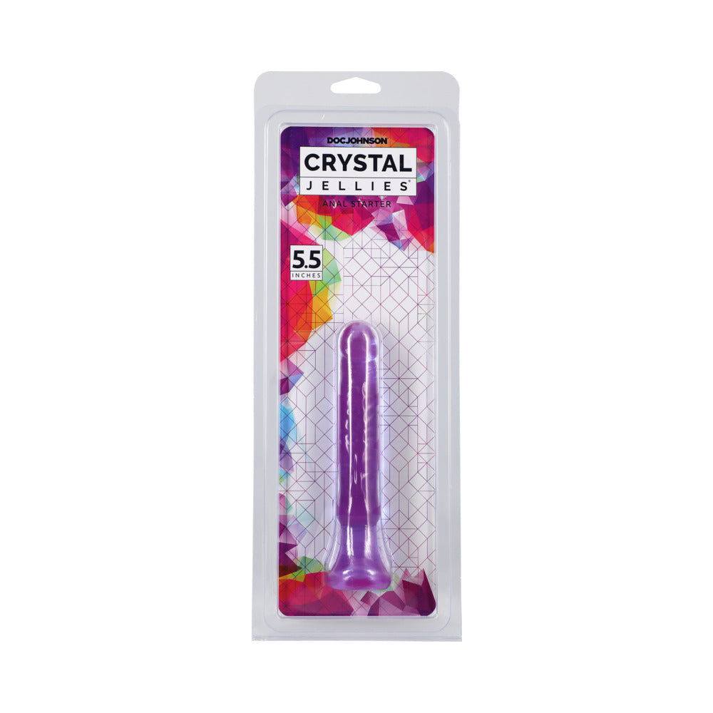 Crystal Jellies - Anal Starter Dildo Purple 6 inches